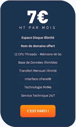 Alternatives à HostGator: l'offre unique d'o2switch.