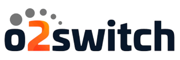 Logo d'o2switch, l'hébergeur web français