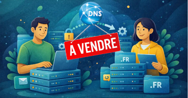 Un enregistrement DNS peut désormais signaler un domaine mis en vente